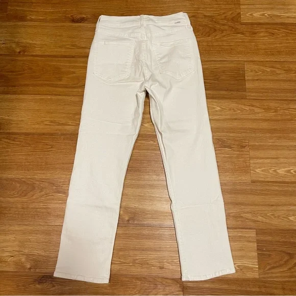Mother High Waisted Rider Ankle Jeans in Fairest of Them All (White), Size 27 - Picture 8 of 13